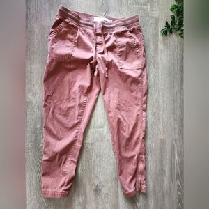 Pink/blush hiking joggers